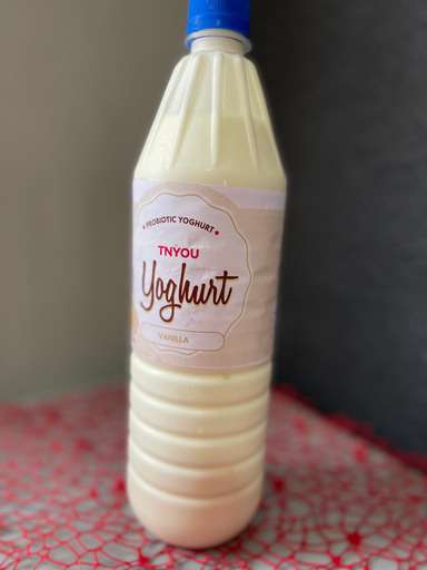 TNYOU Vanilla Yoghurt TNYOU 1ltr Probiotic Yoghurt